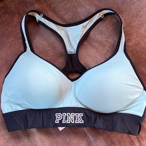Pink ultimate push up sports bra size medium